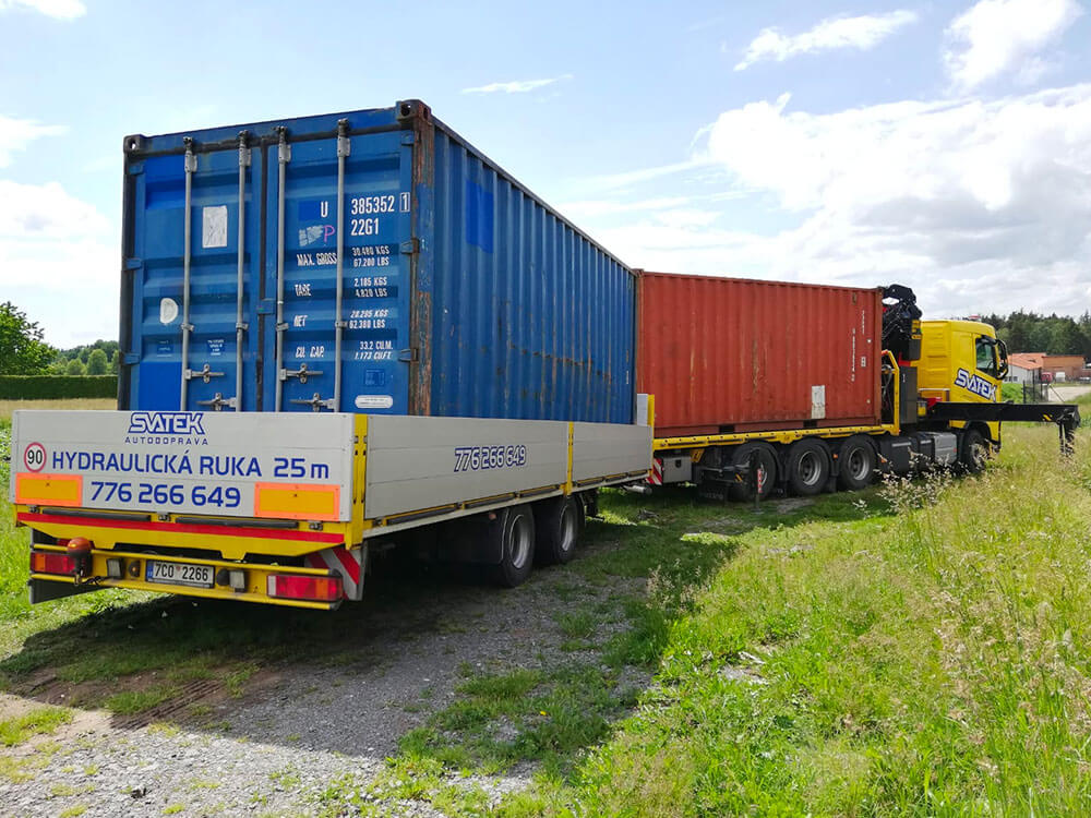 Půjčovna obytných a skladových kontejnerů - Autodoprava Svatek Tábor